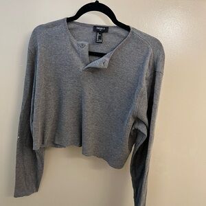 Forever 21 Waffle Knit Long Sleeve